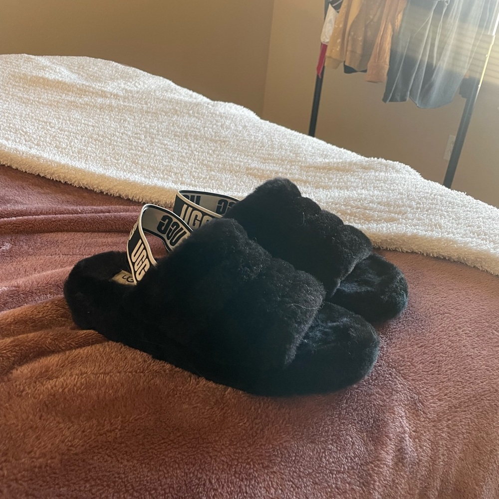 UGG Black Slippers